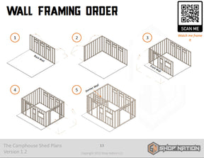 Camphouse Shed Digital Build Plans - Shop Nation Store