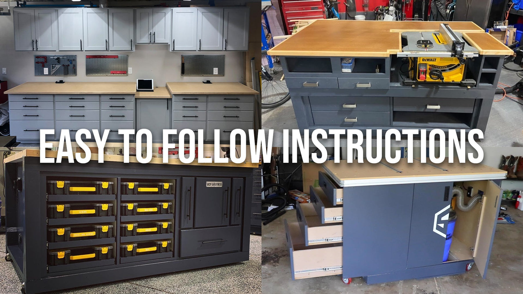 Dewalt DW708 Sliding Miter Saw Dust Collection Chute & Plans Bundle - Shop Nation Store
