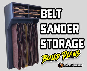DIY Disc/Belt Sanding Storage Woodworking Plans - Instant Download - Shop Nation Store