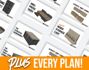 Ridgid 12" Sliding Miter Saw Dust Collection Chute (R4222) & Plans Bundle - Shop Nation Store