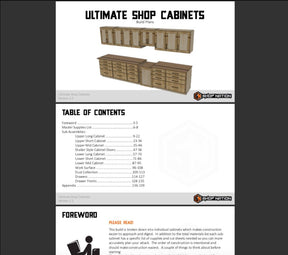 Ultimate Shop Cabinet Woodworking Plans - Digital Download - Shop Nation Store